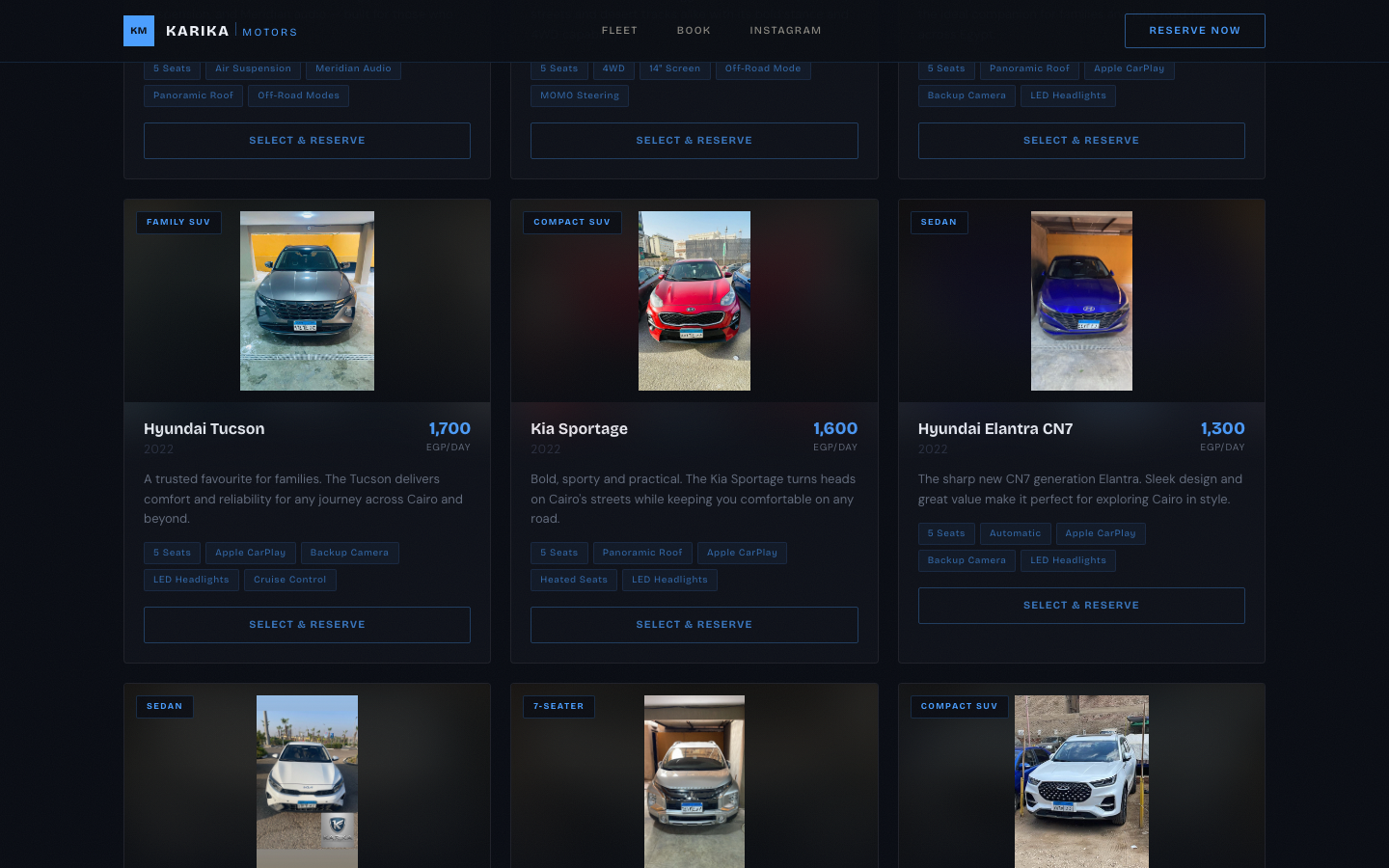 Karika Motors — fleet